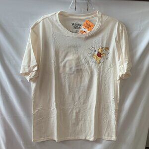 DISNEY Winnie the Pooh Oh, Bother Tee in Pale Yellow Sz LARGE